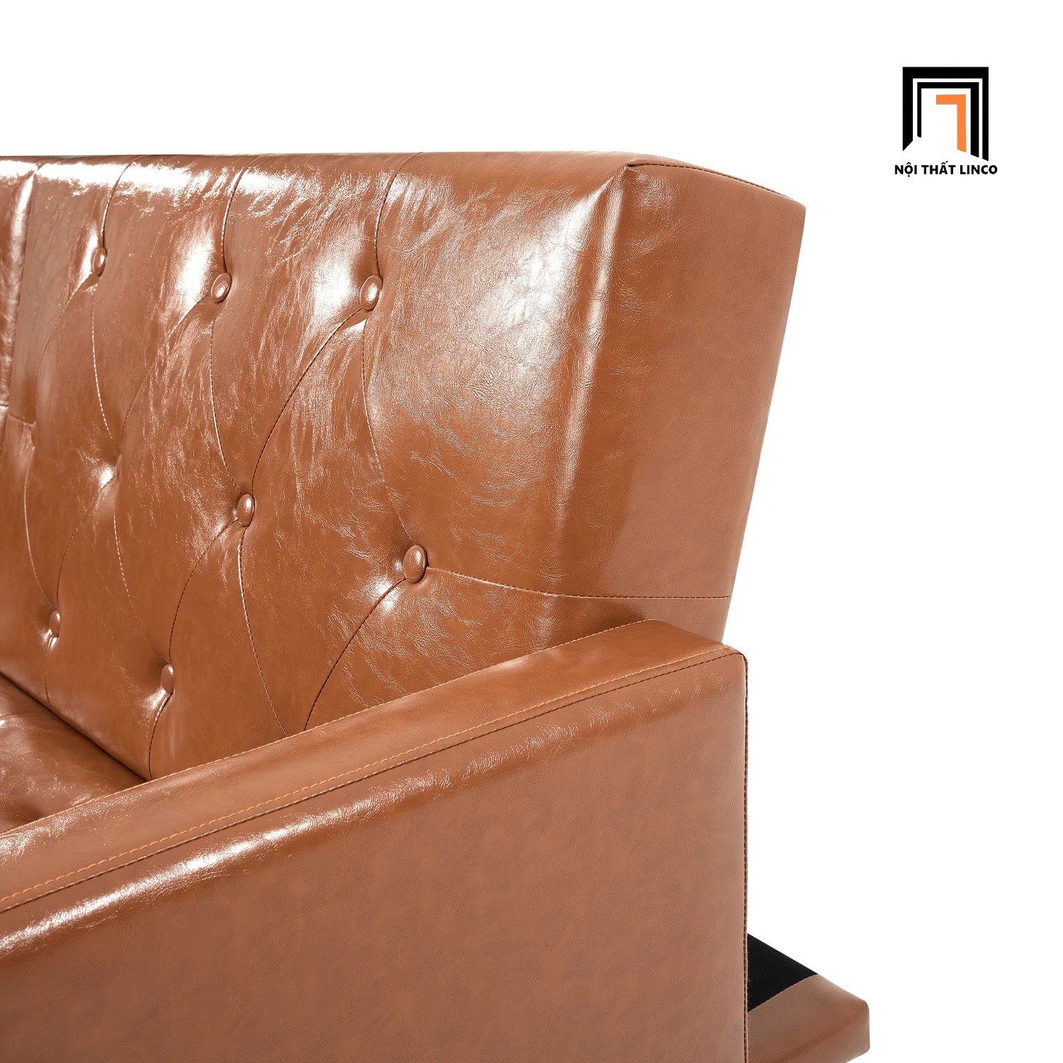 sofa giường bọc da