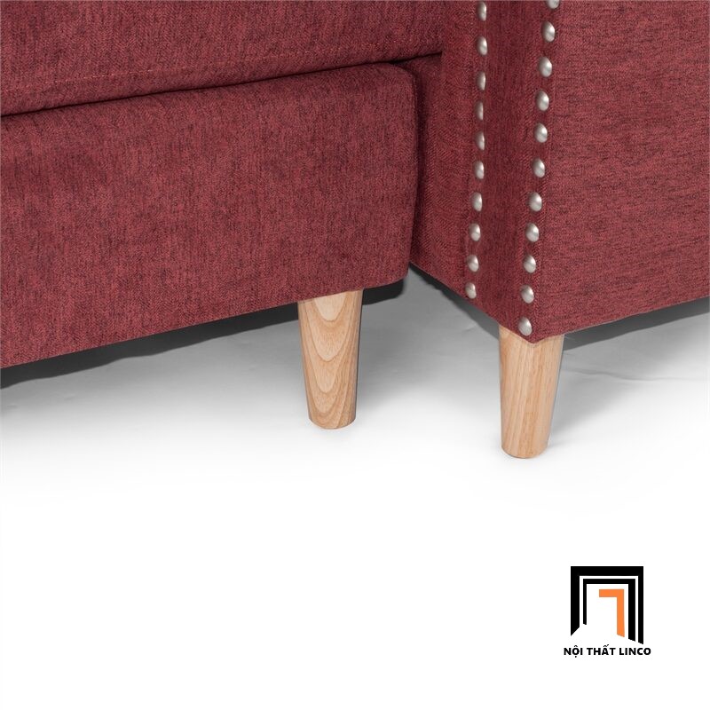 sofa chân gỗ cao su