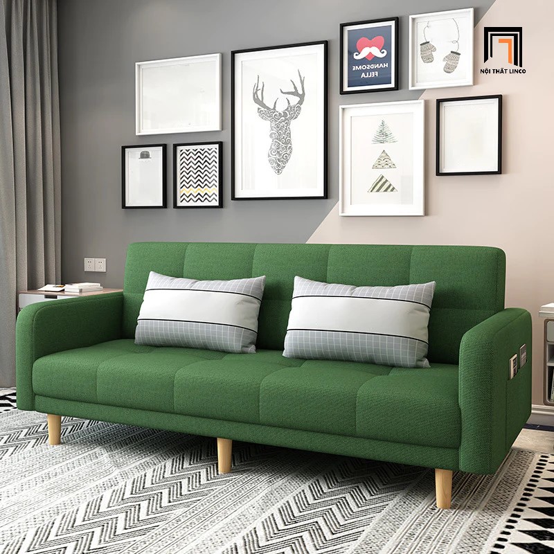 ghế sofa xanh lá