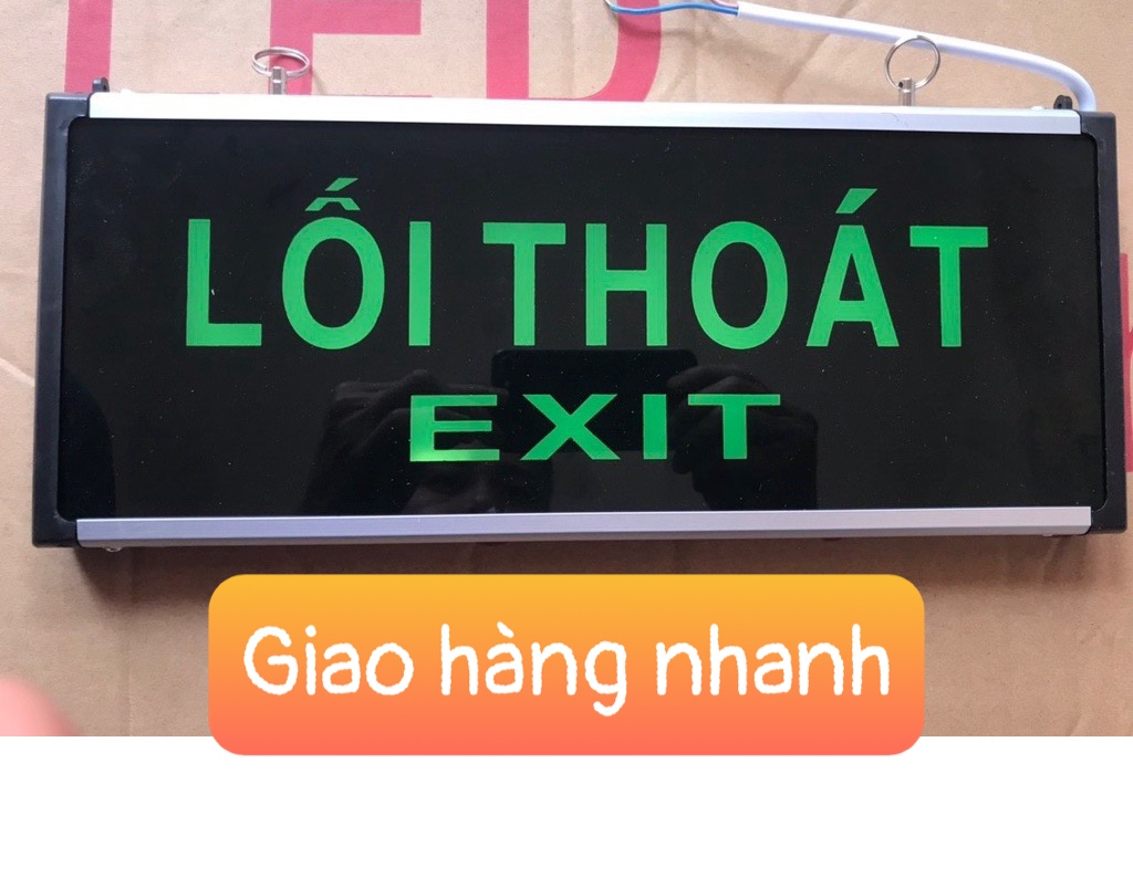 ĐÈN EXIT THOÁT HIỂM LOẠI 2 MẶT CHỮ EXIT KHÔNG KIÊM ĐỊNH