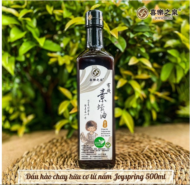 Dầu hào chay hữu cơ từ nấm Joyspring 210ml