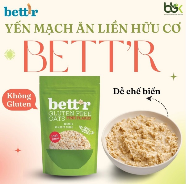 Yến mạch hữu cơ - Bett'r