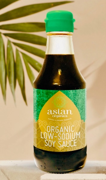 Nước tương đậu nành ít muối hữu cơ 200ml - Asian Organics