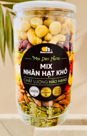 Mix nhân hạt khô 500 gr - SmileNut