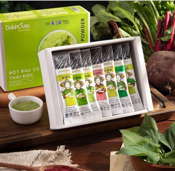 Bột Rau Củ Detox - Thải Độc 63gr - Dalahouse