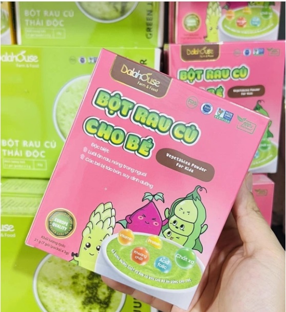 Combo Bột Rau Củ Cho Bé 21gr - Dalahouse