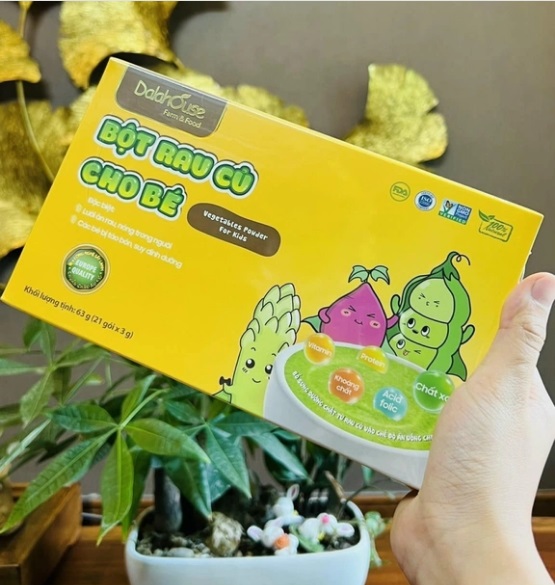 Combo Bột Rau Củ Cho Bé 63gr - Dalahouse
