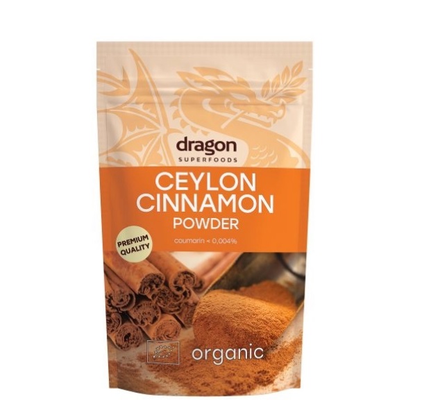 Bột quế Ceylon hữu cơ 150gr - Dragon Superfood