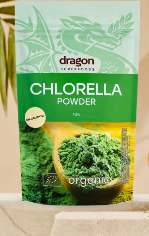 Bột tảo Chlorella hữu cơ 200gr - Dragon Superfood