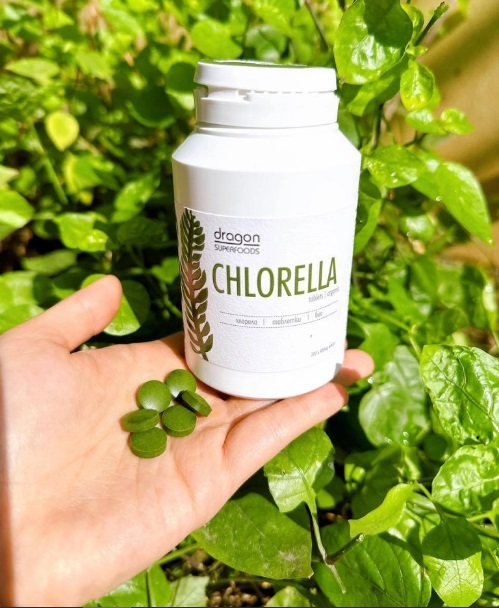 Viên tảo Chlorella hữu cơ 80gr (200tb x 400mg) - Dragon Superfood