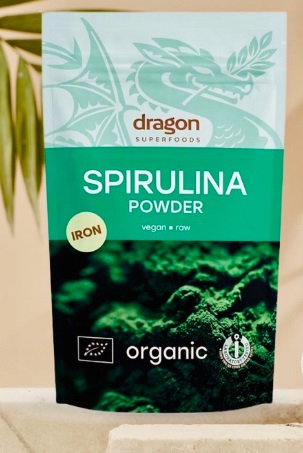 Bột tảo Spirulina hữu cơ 200gr - Dragon Superfood