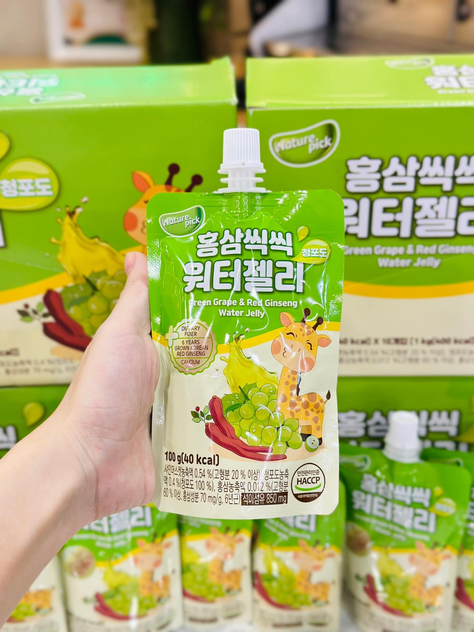 Thạch hồng sâm Sturdy Nho Xanh