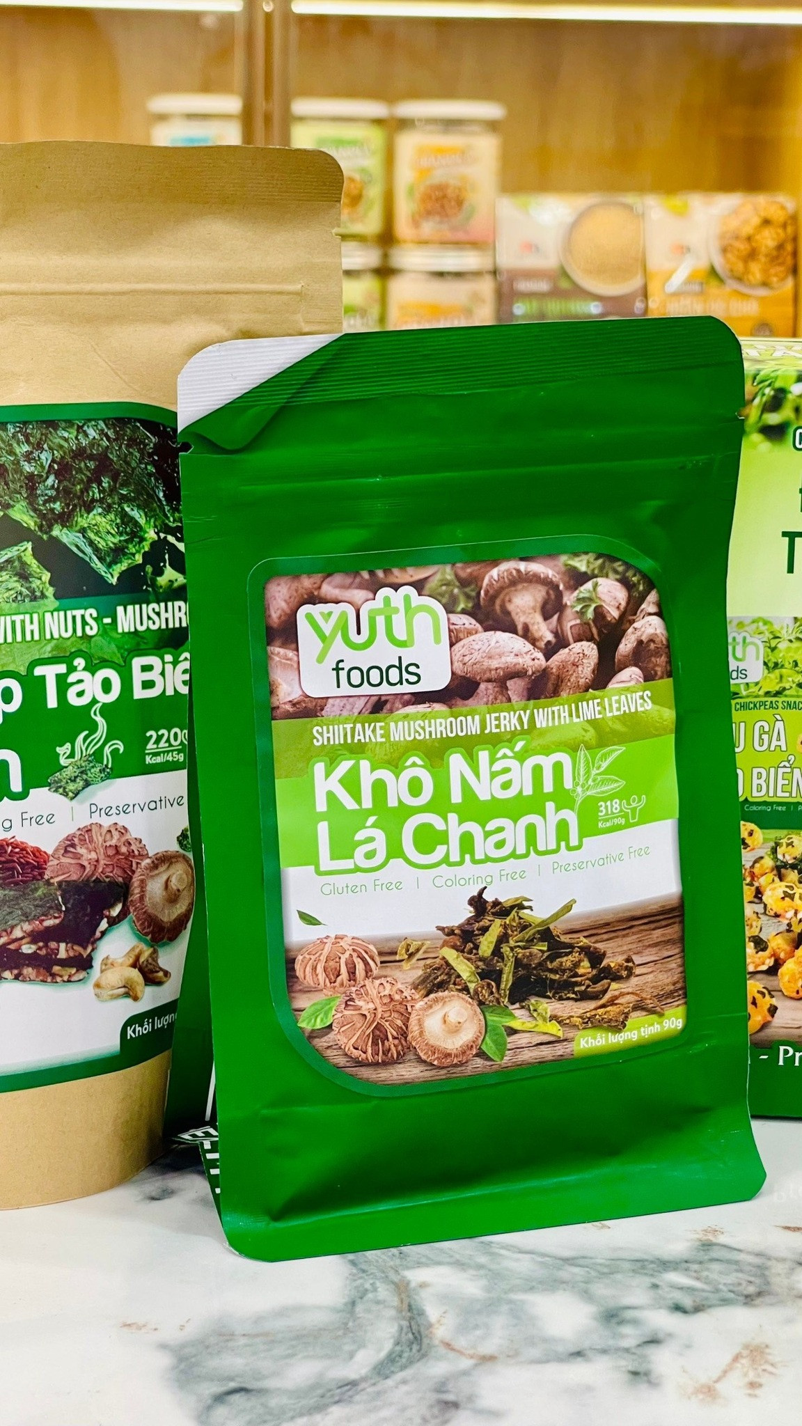 Khô Nấm Lá Chanh - Yuth Foods