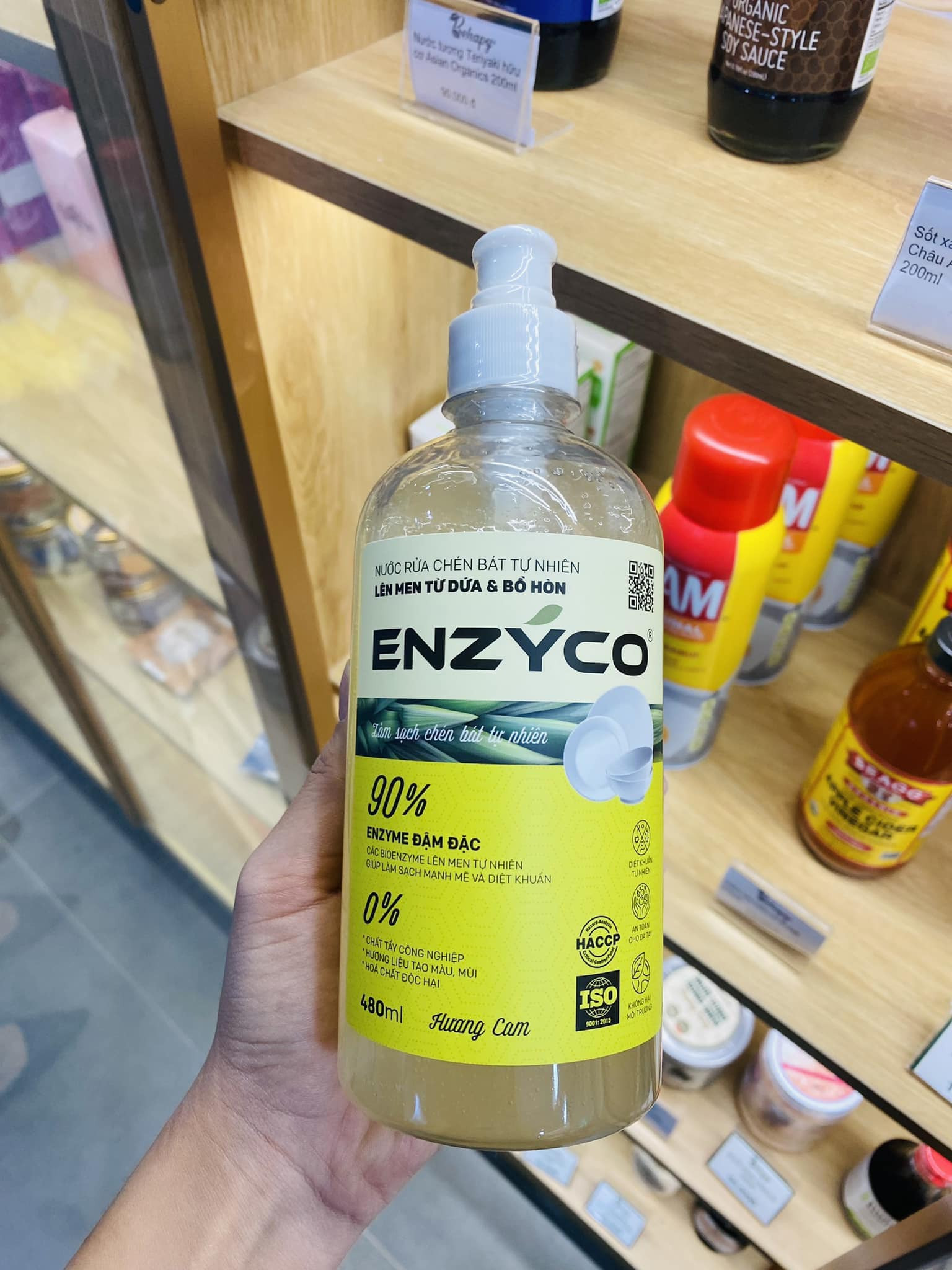 Nước Rửa Chén Enzyco 480ml