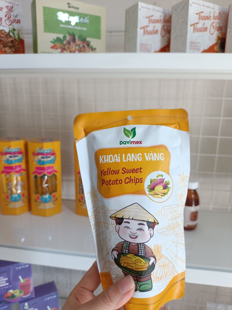 Khoai lang vàng sấy giòn – DAVIMEX