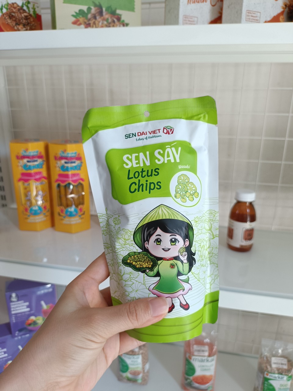 Sen sấy giòn (vị wasabi) – DAVIMEX