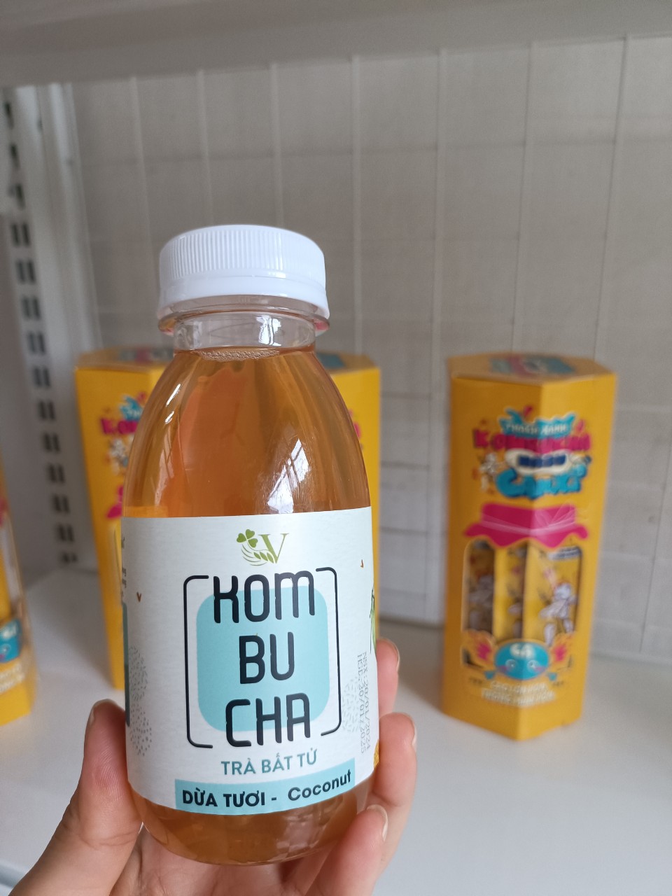 Trà Kombucha Light 250ml Dừa tươi  - Vgreen