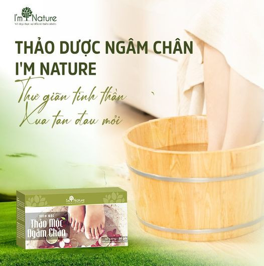 THẢO MỘC NGÂM CHÂN 500gr - I'M NATURE