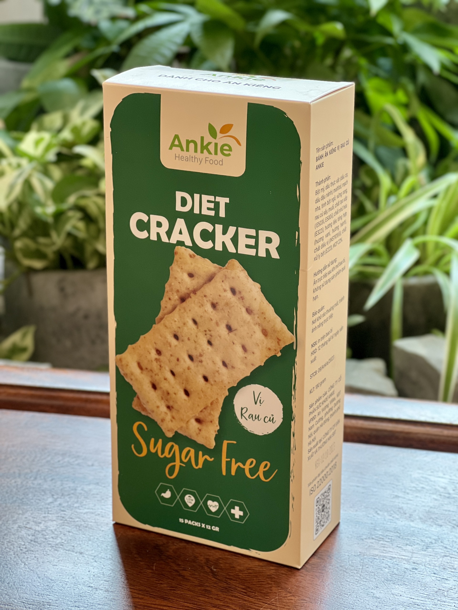 Bánh ăn kiêng vị rau củ - Ankie