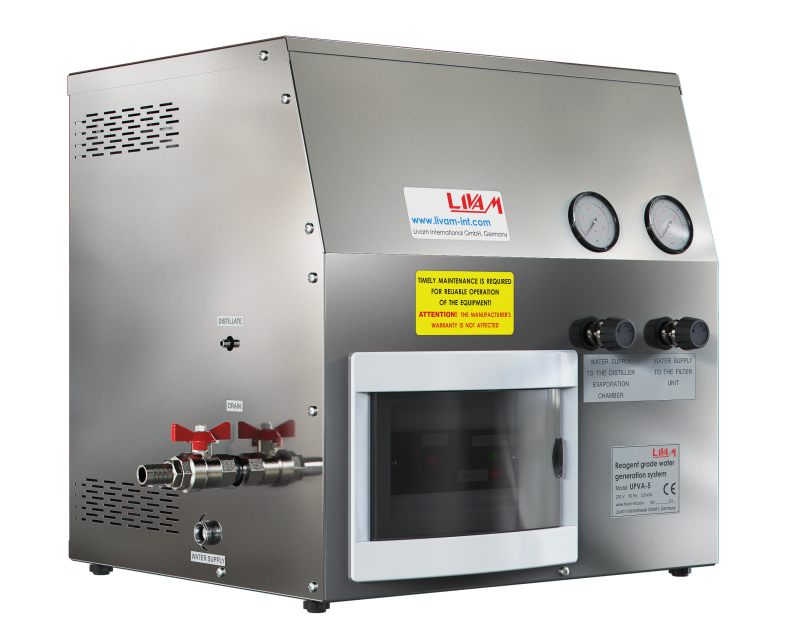 Hệ thống tạo nước cấp thuốc thử UPVA, model: UPVA-5 , Hãng: LIVAM/ĐỨC