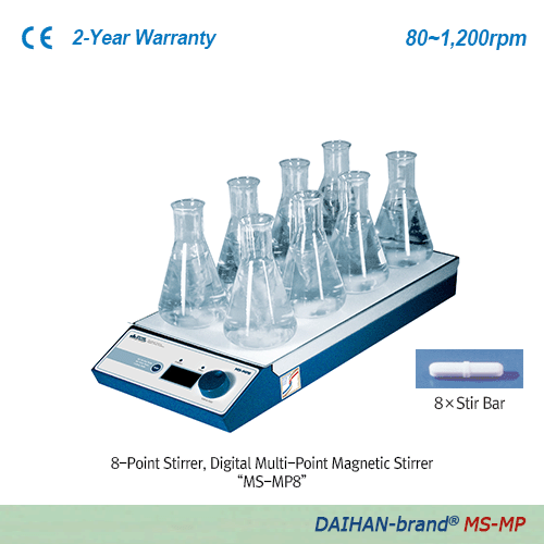 Máy khuấy từ 8 vị trí, Model: MS-MP8, Hãng: DAIHAN/Hàn Quốc