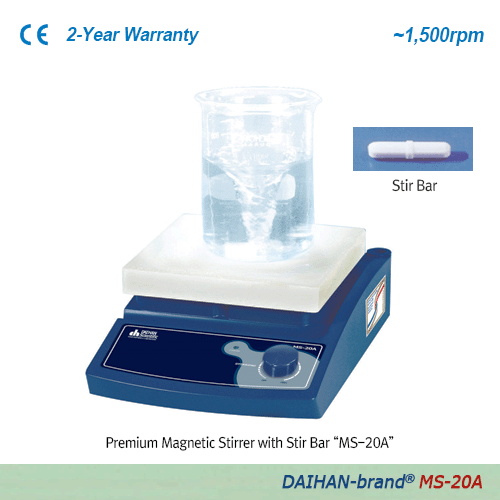 Máy khuấy từ (Analog), Model: MS-20A, Hãng: DAIHAN/Hàn Quốc