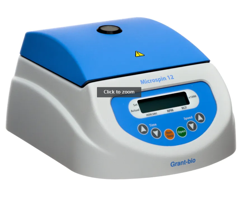 Máy ly tâm tốc độ cao, model: Microspin 12, hãng: Grant Instruments / Anh