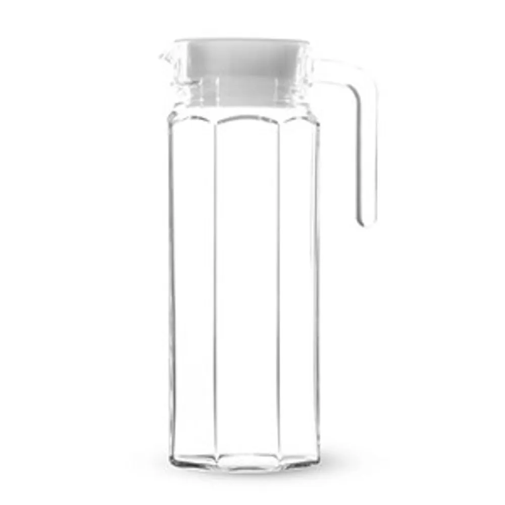 Bình đựng nước thủy tinh trắng 1,1L