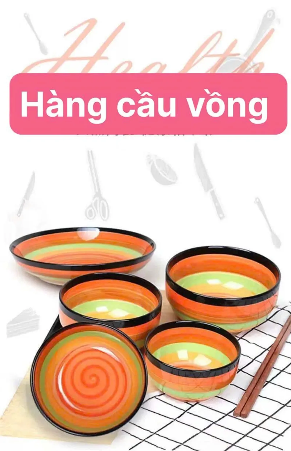 Đĩa 6 áo cầu vồng
