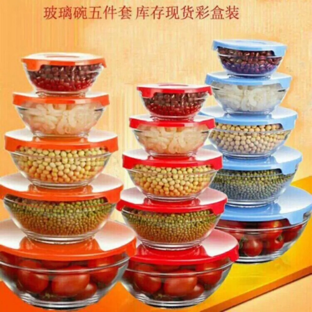 Bộ 5 Bát Thủy Tinh 5105, 808 (THÙNG 16)