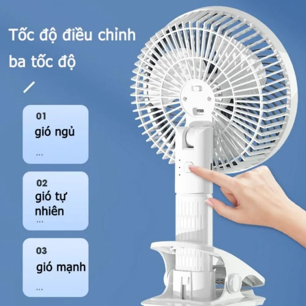 Quạt kep tích điện ( THÙNG 40C)