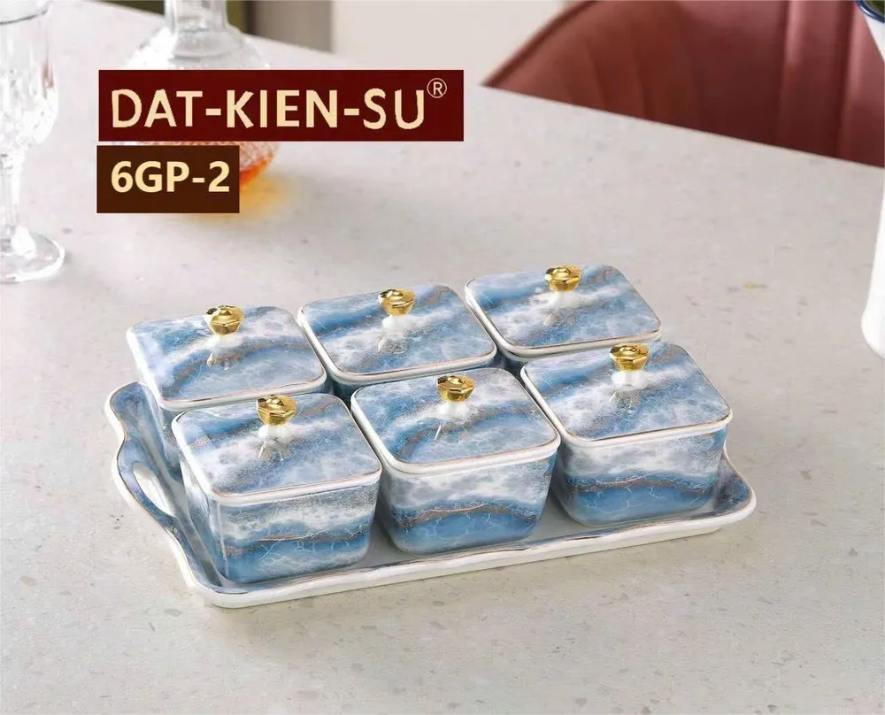 Khay mứt xanh chữ nhật 6GP-2 (THÙNG 8C)