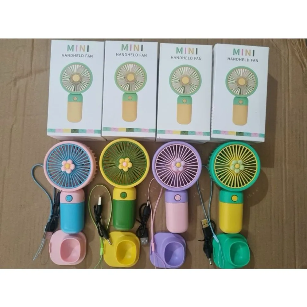 Quạt Tích Điện Hình Bông Hoa Dễ Thương Siêu Mạnh ( THÙNG 144C)