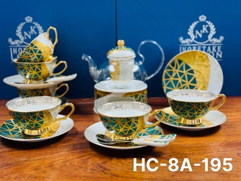 Bộ ấm trà đun nến sang trọng, lịch sự