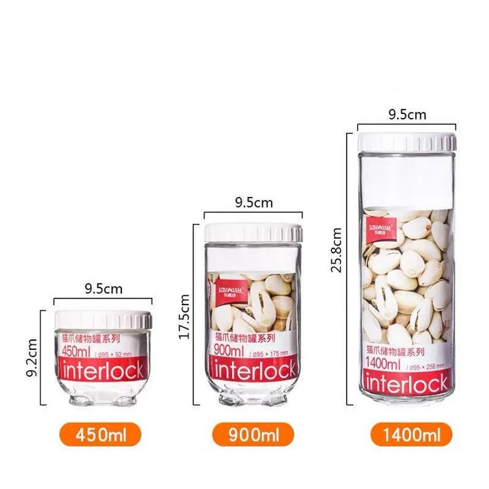 Set 5 Lọ thủy tinh đựng gia vị thủy tinh nắp xoáy