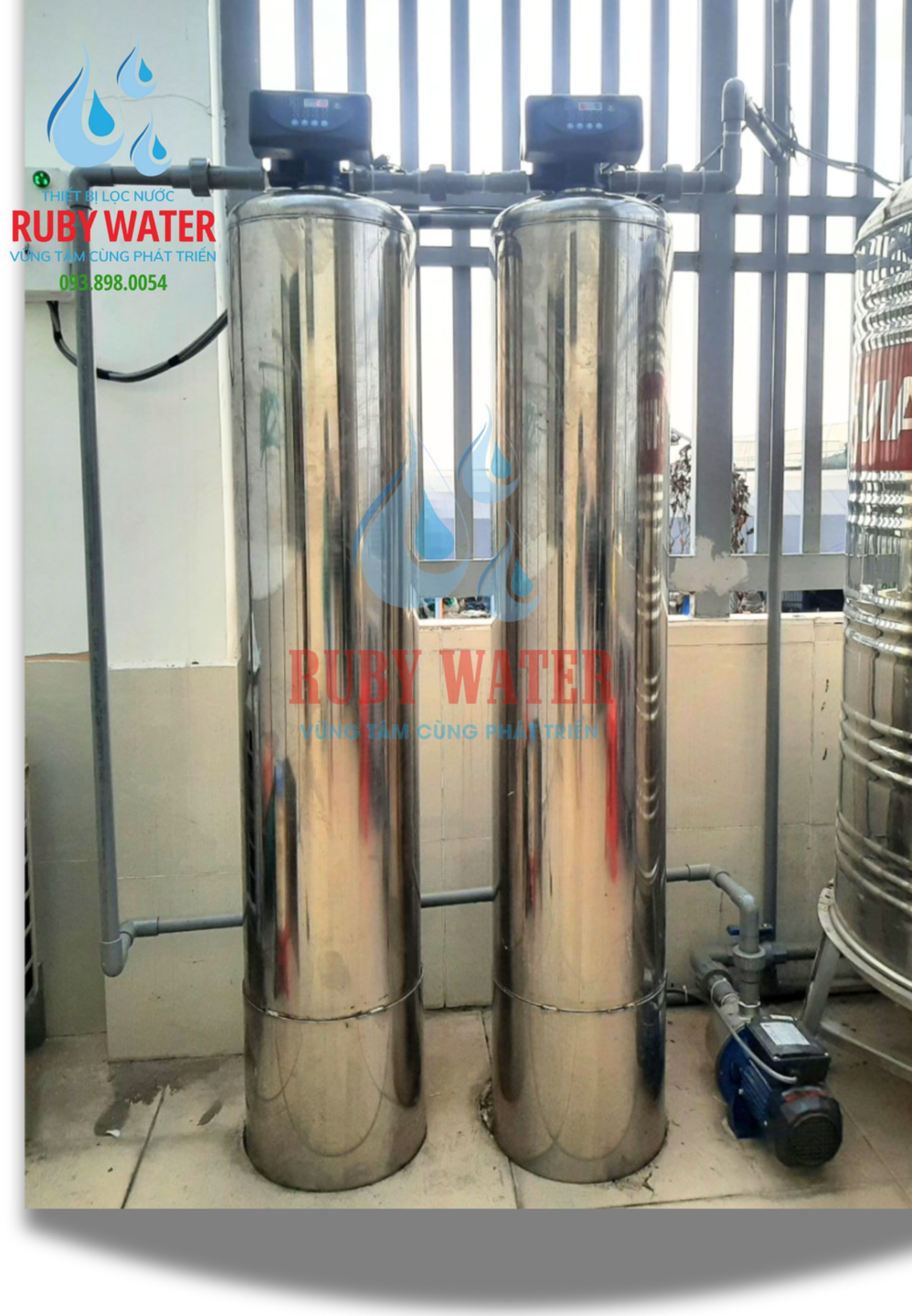 Hệ xử lý cột lọc inox