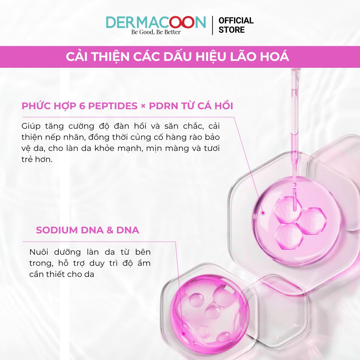 PAXMOLY Peptide PDRN Revitalizing Firming Serum Tinh chất giúp cải thiện độ săn chắc và giảm nếp nhăn trên da