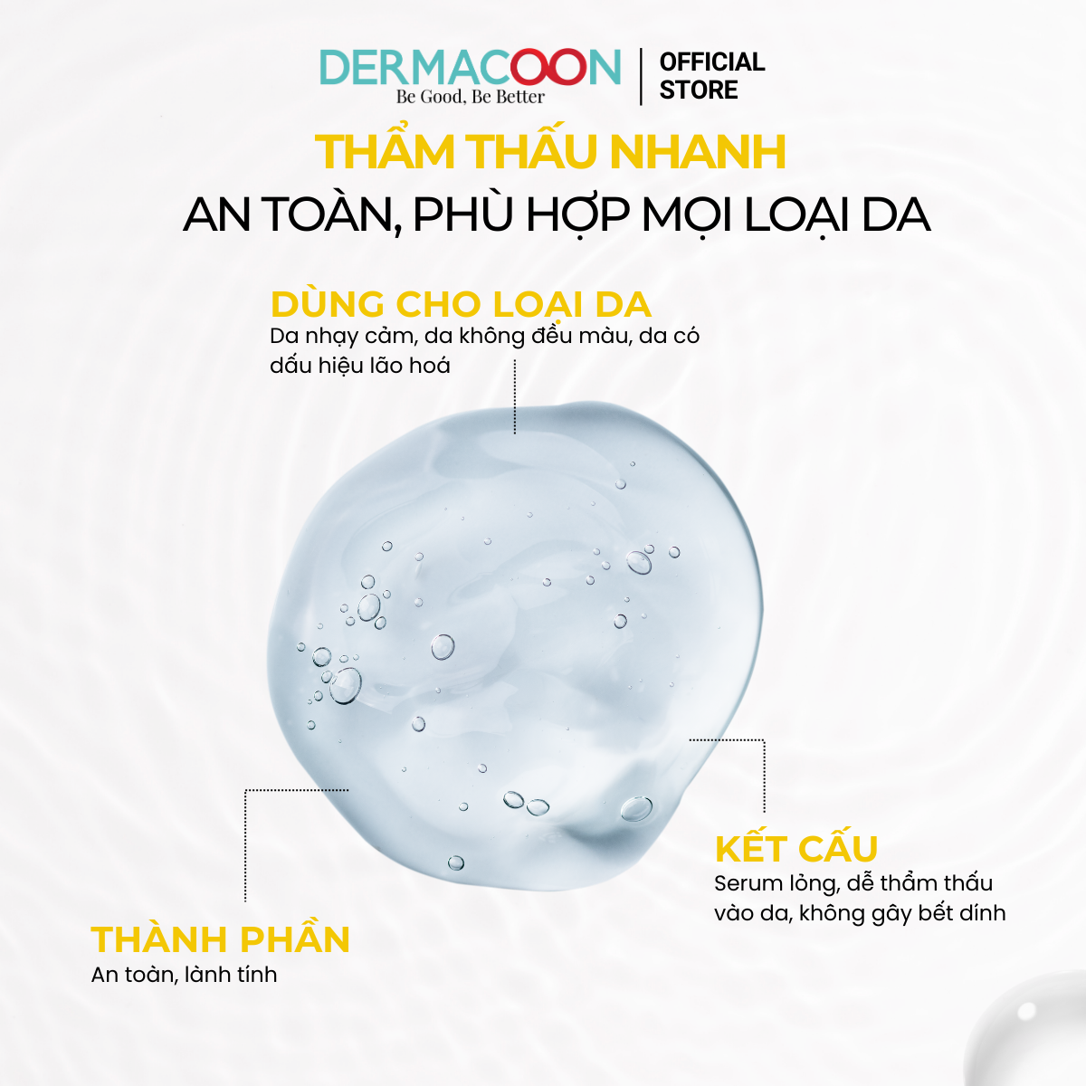 PAX MOLY AHA Vitamin E Skin Clarity Booster Serum Tinh chất giúp dưỡng sáng, cải thiện độ đàn hồi cho da