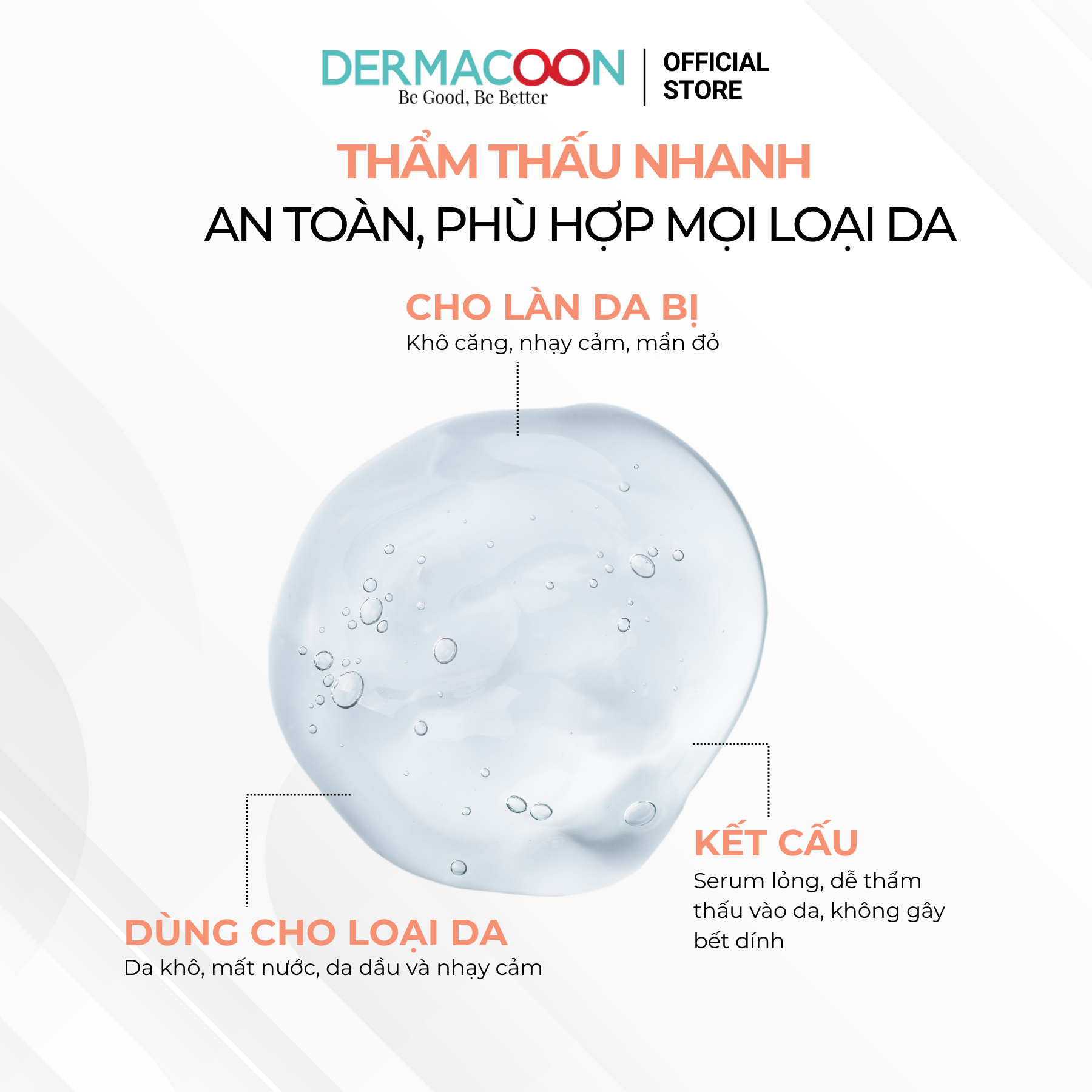 Tinh chất giúp cải thiện độ đàn hồi và làm dịu cho da nhạy cảm PAX MOLY Collagen 15% + B5 5% Serum 30ml