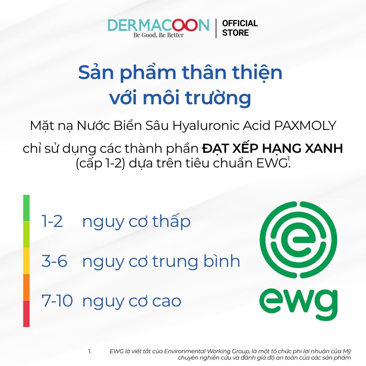 Mặt nạ dưỡng ẩm chuyên sâu giúp làm dịu kích ứng trên da khô PAX MOLY Hyaluronic Acid Deep Sea Water Mask Pack 5 Miếng