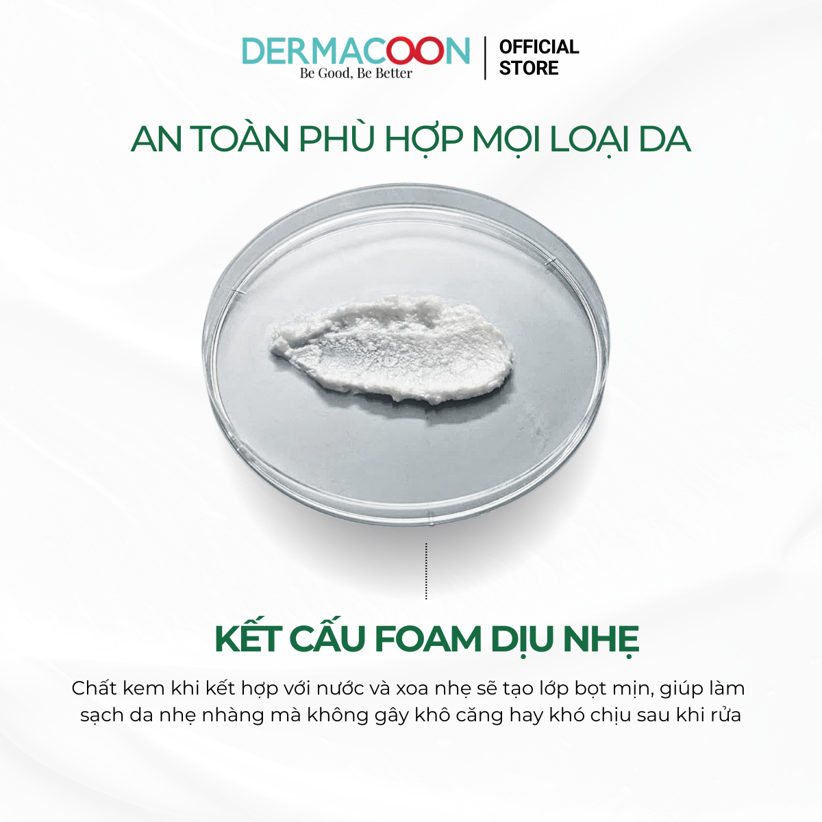 PAXMOLY Perfect Cica Foam Cleanser Sữa rửa mặt tạo bọt Rau má giúp làm sạch sâu và giảm bã nhờn