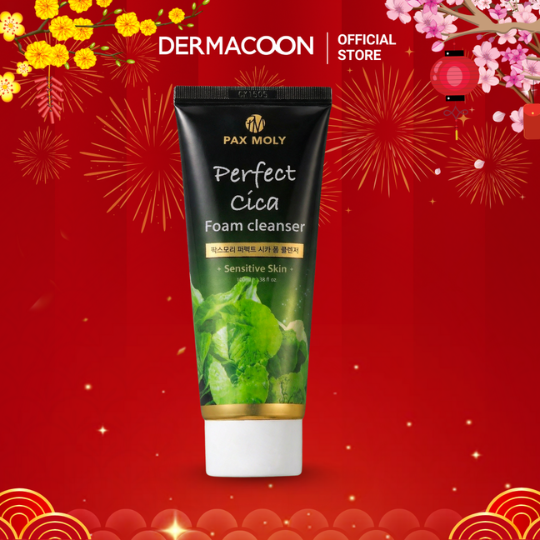PAXMOLY Perfect Cica Foam Cleanser Sữa rửa mặt tạo bọt Rau má giúp làm sạch sâu và giảm bã nhờn
