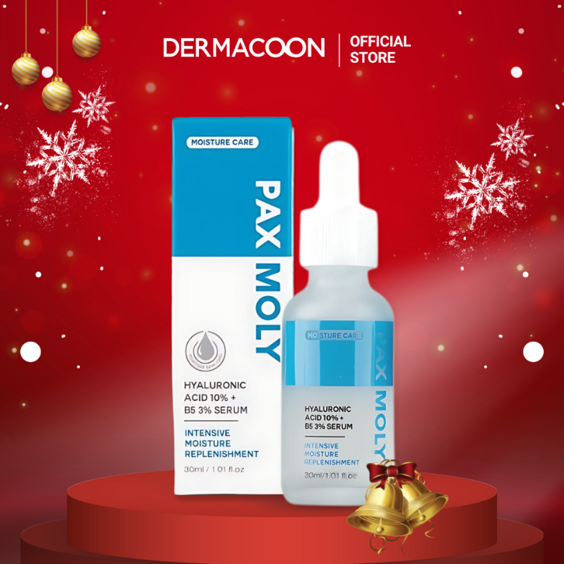 Tinh chất dưỡng ẩm và hỗ trợ khôi phục làn da PAX MOLY Hyaluronic Acid 10% + B5 3% Serum 30ml