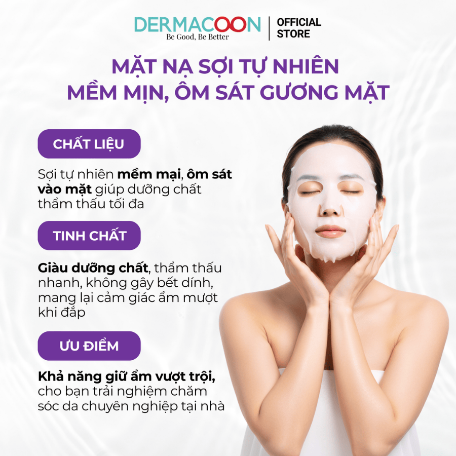 Hộp 10 miếng Mặt nạ dưỡng ẩm giúp da săn chắc, mịn màng và cải thiện độ đàn hồi da PAX MOLY Real Collagen Mask Pack