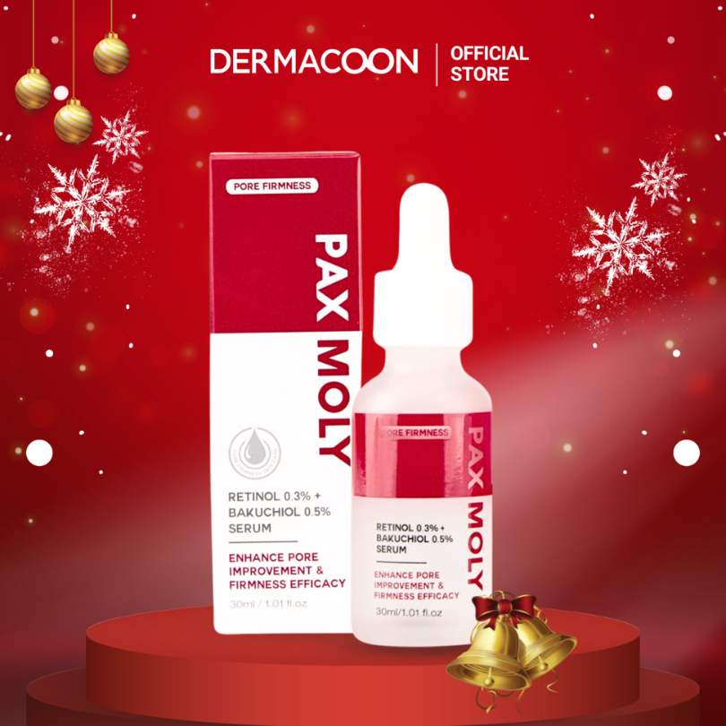 Tinh chất giúp làm mờ thâm và các dấu hiệu lão hoá PAX MOLY Retinol 0.3% + Bakuchiol 0.5% Serum 30ml