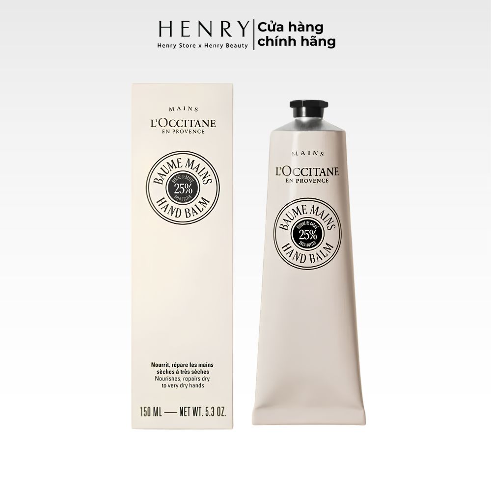 [Mẫu Mới] Kem Dưỡng Da Tay L'Occitane Intensive Hand Balm 25% Shea Butter 150ml