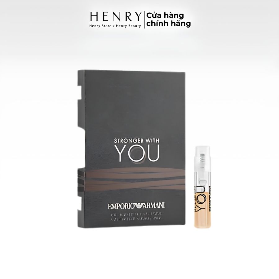[Vial] Nước Hoa Emporio Armani Stronger With You Intensely EDP 1.2ml – Hương Gỗ Phương Đông Nam Tính, Cuốn Hút
