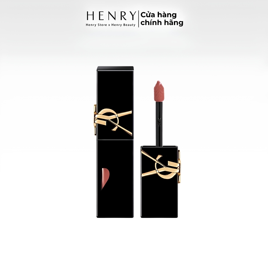 Son Yves Saint Laurent YSL The Inks Vinyl Cream Lip #610 Nude Champion 5.5ml – Cam Nude Bóng Mịn, Thanh Lịch