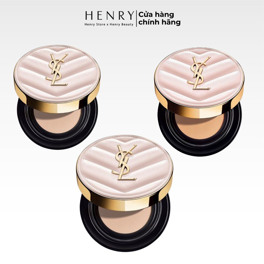 [Fullsize] YSL Touche Eclat Glow-Pact Cushion High Cover Mesh Foundation Tone B10 - B20 - BR20