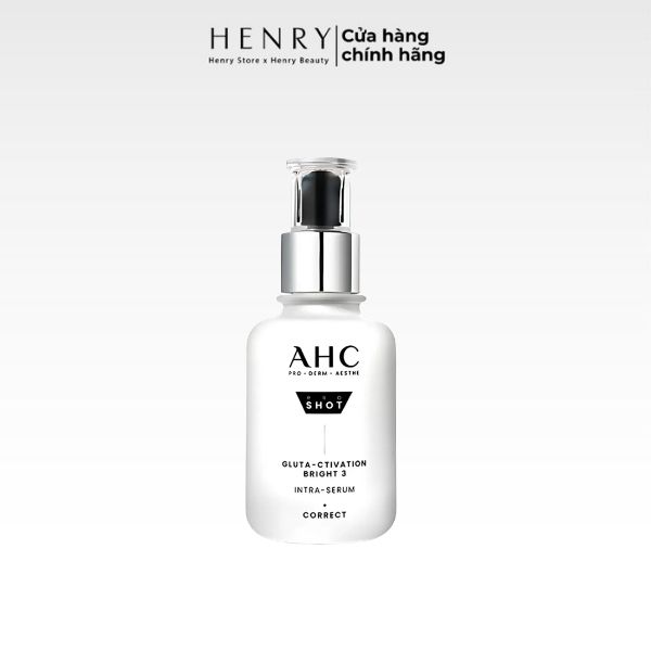 Serum AHC Pro Shot GlutA-ctivation Bright 3 Intra 40ml – Dưỡng Sáng, Mờ Thâm Nám & Cải Thiện Da Xỉn Màu